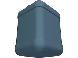Plastic Container 20lt 3D Model preview