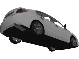 Subaru Impreza (2013) 3D Model preview