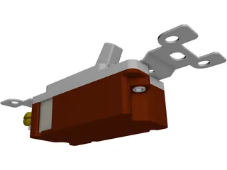 Light Switch 3D Model preview