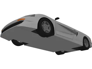 Mercedes-Benz C112 Concept 3D Model preview