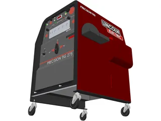 Welding Machine Lincoln Electric Precision TIG 275 3D Model preview