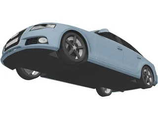 Audi A4 3D Model preview