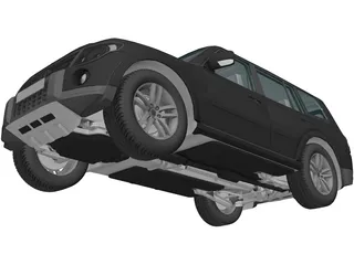 Mitsubishi Pajero 3D Model preview