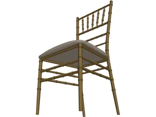 Chiavari Tiffany Chair 3D Model preview