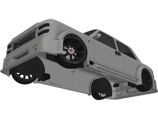 Zastava 101 Turbo 3D Model preview