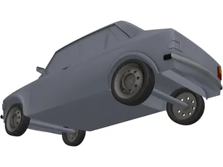 Zastava 101 3D Model preview