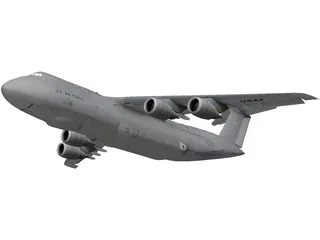 Lockheed C-5 Galaxy 3D Model preview