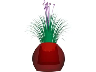 Plant Flower 3D Model preview