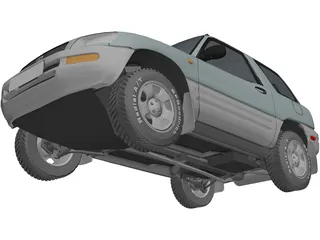 Toyota RAV4 (1995) 3D Model preview