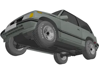 Suzuki Vitara 3-doors (1989) 3D Model preview