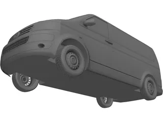 Volkswagen Transporter T5 (2012) 3D Model preview