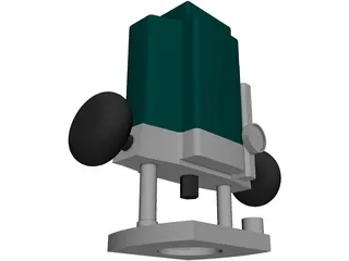 Router 3D Model preview