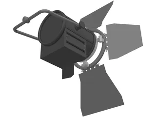 Stage Studio Light 3D Model preview