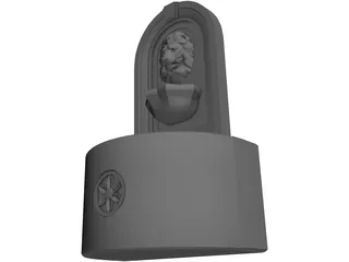 Leon Fountain 3D Model preview