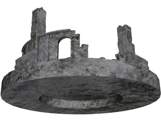 Ruins 3D Model preview