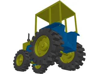 Tractor 3D Model preview