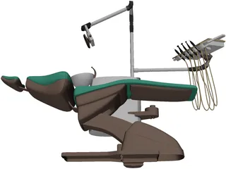 Dental Chair 3D Model preview