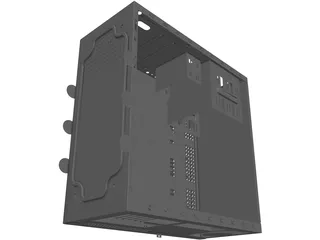 Computer Tower Case 3D Model preview