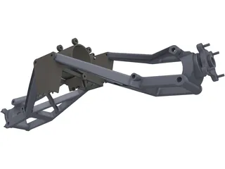 Polaris Outlaw 500 Rear Suspension 3D Model preview