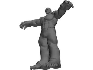 Hulk 3D Model preview