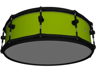 Sonor Snare Drum 3D Model preview