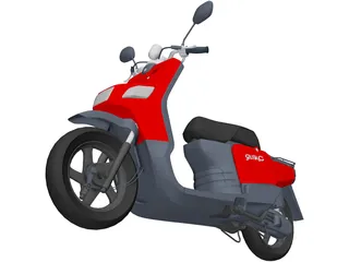 Scooter 3D Model preview