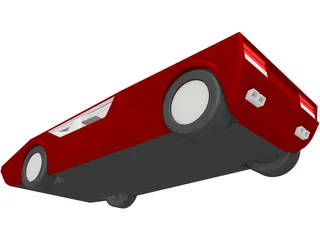 Maserati Boomerang 3D Model preview
