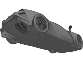 Marussia B2 3D Model preview