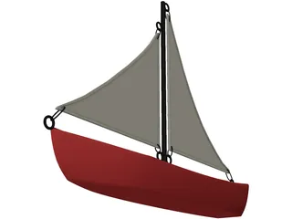 Boat 3D Model preview