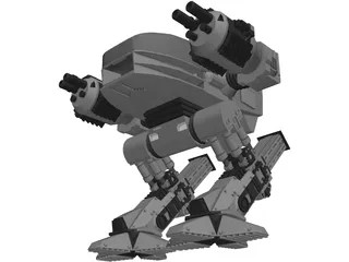 Robocop 3D Model preview