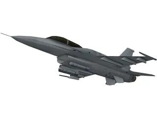 F-16 3D Model preview