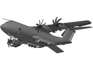 Airbus A400M Atlas 3D Model preview