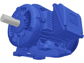 Weg Electric Motor 3D Model preview