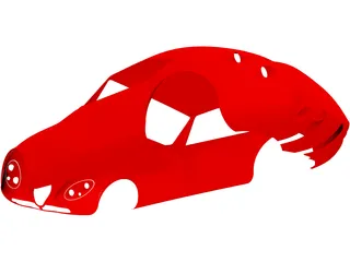 Wiesmann MF4 Body 3D Model preview