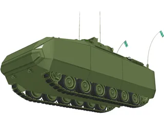 Tank Pakistan Talha 3D Model preview