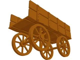 Animal Carrage 3D Model preview