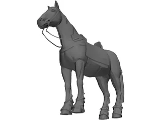 Horse 3D Model preview