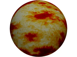 Sun 3D Model preview