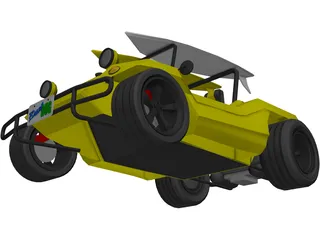 Buggy Brazil 3D Model preview