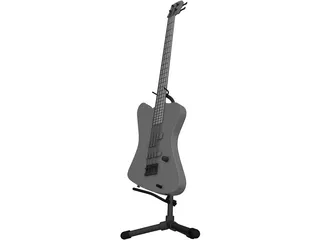 Guitar Bass 3D Model preview