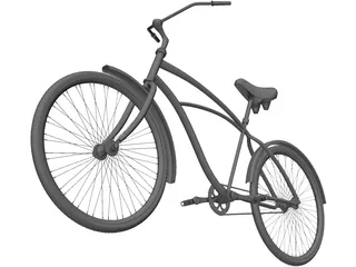 Bicycle 3D Model preview