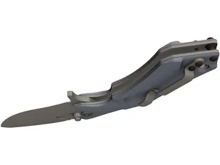 Warrior Knife 3D Model preview