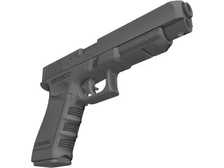 Glock 34 3D Model preview