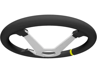 Sparco Steering Wheel 3D Model preview