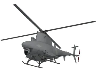 Northrop Grumman MQ-8 Fire Scout 3D Model preview