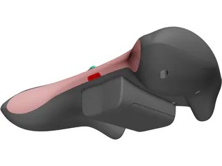 Xbox 360 Gamepad 3D Model preview