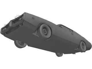 Dodge Charger 440 Magnum (1973) 3D Model preview