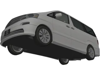 Toyota Alphard (2002) 3D Model preview