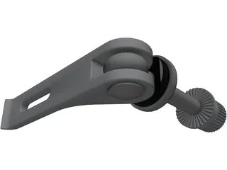 Bicycle Seat Clamp 3D Model preview