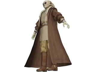 Star Wars Kit Fisto 3D Model preview
